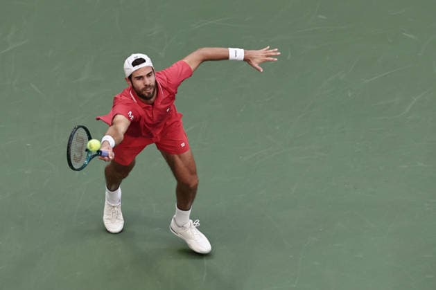 Karen Khachanov, Men s Singles, US Open Championships, Billie Jean King National Tennis Center, Flushing Meadows, New York, USA Copyright: xJuergenxHasenkopfx