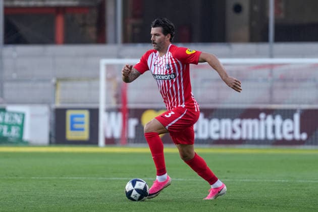 Anthony Jung, SC Freiburg II, 03 on the ball, Germany, soccer, Regionalliga Südwest, Matchday 7, 2026–2027, SC Freiburg II vs. SV Sandhausen, September 11, 2026, Dreisamstadion, Freiburg, Dreisamstadion, Baden-Württemberg, Germany Copyright: xArnexAmbergx