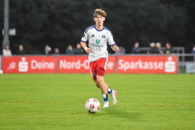 Soccer I Men s Team I 2026–2027 Season I Regionalliga Nord I Matchday 8 I SC Weiche Flensburg 08 vs. Hamburger SV II I September 11, 2026 Davis Rath 8, Hamburger SV II Copyright: xLobeca JanxKirschnerx