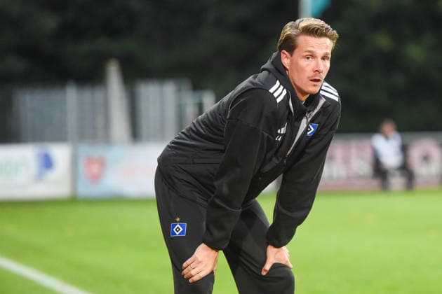 Soccer I Men s Team I 2026–2027 Season I Regionalliga Nord I Matchday 8 I SC Weiche Flensburg 08 vs. Hamburger SV II I September 11, 2026 Lukas Anderer, Coach, Hamburger SV II Copyright: xLobeca JanxKirschnerx