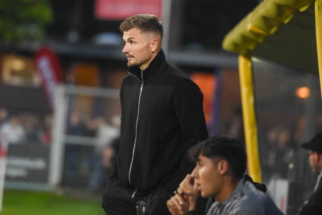 Soccer I Men s Team I 2026–2027 Season I Regionalliga Nord I Matchday 8 I SC Weiche Flensburg 08 vs. Hamburger SV II I September 11, 2026 Dominic Hartmann, Athletic Director, SC Weiche Flensburg 08 Copyright: xLobeca JanxKirschnerx