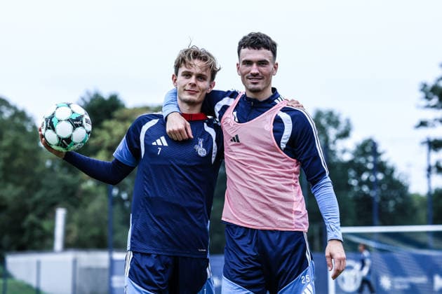 Sports, Soccer, 3rd Division, 2026–2027 Season, MSV Duisburg Practice, September 11, 2026, MSV Duisburg Training Facility: Jakob Bookjans (MSV Duisburg), 7 Dennis Borkowski (MSV Duisburg), 25 Duisburg Training Facility, MSV Duisburg, North Rhine-Westphalia, Germany