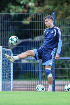 Sports, Soccer, 3rd Division, 2026–2027 Season, MSV Duisburg Practice, September 11, 2026, MSV Duisburg Training Facility, Max Besuschkow, MSV Duisburg, 17 Duisburg, MSV Duisburg Training Facility, North Rhine-Westphalia, Germany