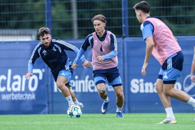 Sports, Soccer, 3rd Division 2026–2027 Season: MSV Duisburg Training, September 11, 2026, MSV Duisburg Training Facility: Can Coskun (MSV Duisburg), 27 Niklas Jessen (MSV Duisburg), 20 Duisburg, MSV Duisburg Training Facility, North Rhine-Westphalia, Germany
