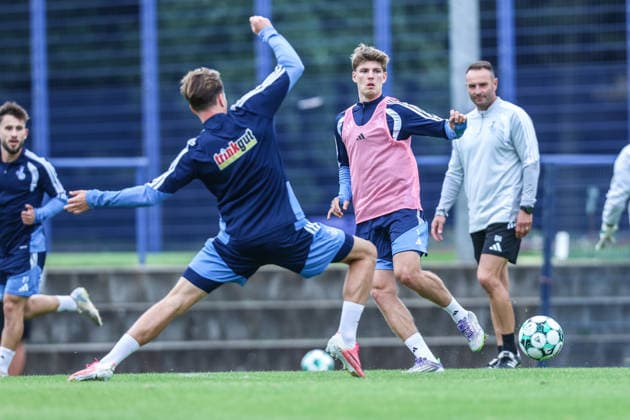 Football, 3rd Division, MSV Duisburg, Training