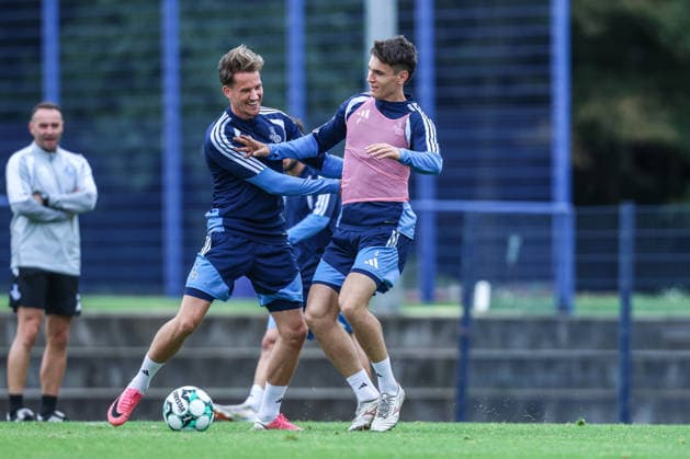 Sports, Soccer, 3rd Division, 2026–2027 Season, MSV Duisburg Training, September 11, 2026, MSV Duisburg Training Facility, Christian Viet (MSV Duisburg), 10, Martin Ens (MSV Duisburg), 4, Duisburg, MSV Duisburg Training Facility, North Rhine-Westphalia, Germany