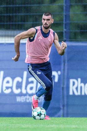 Sports, Soccer, 3rd Division Season 2026–2027: MSV Duisburg Practice on September 11, 2026, MSV Duisburg Training Facility, Rasim Bulic (MSV Duisburg), 6 Duisburg, MSV Duisburg Training Facility, North Rhine-Westphalia, Germany