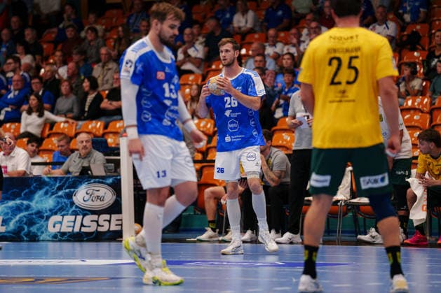 2. Handball-Bundesliga - 3. Spieltag: Dessau-Roßlauer HV 06 - VfL Eintracht Hagen Yannick Danneberg (Dessau-Roßlauer HV 06, 26) am 11.09.2026 in der Anhalt-Arena, Dessau-Roßlau (Sachsen-Anhalt) Dessau-Roßlau Anhalt-Arena Sachsen-Anhalt Deutschland *** German Handball Bundesliga, Matchday 3: Dessau Roßlauer HV 06 vs. VfL Eintracht Hagen, Yannick Danneberg, Dessau Roßlauer HV 06, 26 on September 11, 2026, at the Anhalt Arena, Dessau-Roßlau, Saxony-Anhalt; Dessau-Roßlau, Anhalt Arena, Saxony-Anhalt, Germany