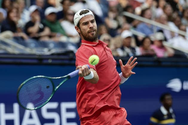 Karen Khachanov, Men s Singles, US Open Championships, Billie Jean King National Tennis Center, Flushing Meadows, New York, USA Copyright: xJuergenxHasenkopfx