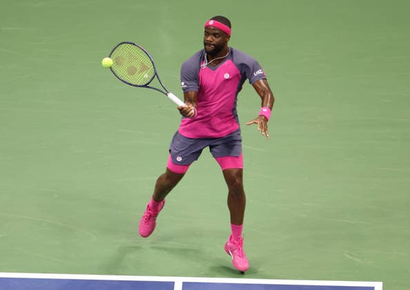 September 11, 2026, New York City, New York, USA: FRANCES TIAFOE of USA during the match against B. Shelton of USA in the semifinals of Grand Slam tournament US Open. New York, USA. New York City USA - ZUMAc278 20260911_zsp_c278_068 Copyright: xMarcinxCholewinskix