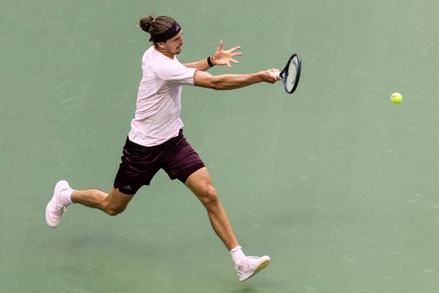 September 11, 2026: Alexander Zverev (GER) in action against Karen Khachanov during their Semifinal match at the US Open on September 11, 2026, held at the USTA Billie Jean King National Tennis Center in New York City. CSM New York City USA - ZUMAc04_ 20260911_zma_c04_121 Copyright: xBerniexHaleyx