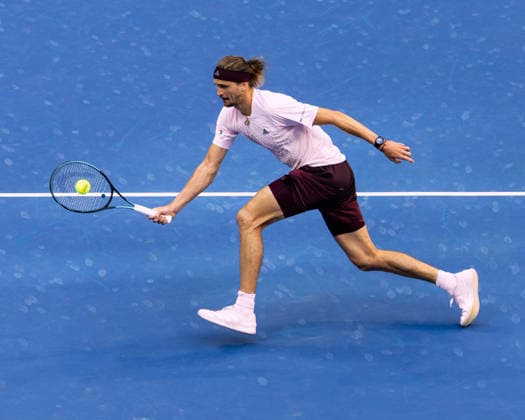 September 11, 2026: Alexander Zverev (GER) in action against Karen Khachanov during their Semifinal match at the US Open on September 11, 2026, held at the USTA Billie Jean King National Tennis Center in New York City. CSM Tennis 2026: US Open, September 11, 2026  - ZUMAc04_ 20260911_zma_c04_139 Copyright: xBerniexHaleyx