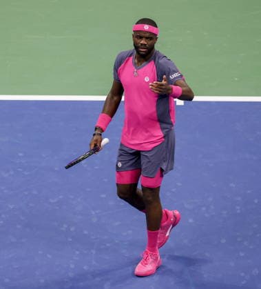 US Open tennis tournament - Day 13 Frances Tiafoe of the US in action against Ben Shelton of the US during their Men s Singles semi-final at the US Open Tennis Championships at the USTA Billie Jean King National Tennis Center in Flushing Meadows, New York, USA, 11 September 2026. The 2026 US Open tournament runs from 23 August to 13 September. FLUSHING MEADOWS NEW YORK United States  Copyright: xBRIANxHIRSCHFELDx