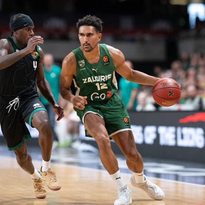 Maodo Lo for Zalgiris Kaunas during the London Lions Invitational match between Zalgiris Kaunas and Slask Wroclaw foe the third place playoffs at the Copper Box Arena, London, United Kingdom on 11 September 2026. Copyright: xPhilxHutchinsonx 45390082