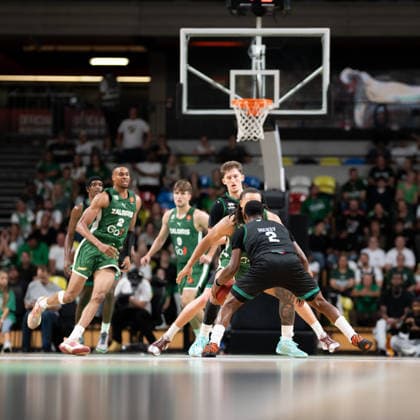 Anthony Hickey for Slask Wroclaw during the London Lions Invitational match between Zalgiris Kaunas and Slask Wroclaw foe the third place playoffs at the Copper Box Arena, London, United Kingdom on 11 September 2026. Copyright: xPhilxHutchinsonx 45390103