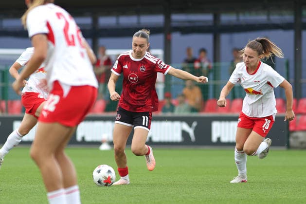 Google Pixel Frauen-Bundesliga, RB Leipzig - 1. FC Nürnberg; 12.09.2026 Lara Meroni (11, 1. FC Nürnberg). Fußball, Google Pixel Frauen-Bundesliga, Saison 2026 2027, 4. Spieltag: RB Leipzig vs. 1. FC Nürnberg am 12.09.2026, Trainingszentrum Cottaweg, Leipzig. DFB REGULATIONS PROHIBIT ANY USE OF PHOTOGRAPHS AS IMAGE SEQUENCES AND OR QUASI-VIDEO. *** Google Pixel Women s Bundesliga, RB Leipzig vs. 1. FC Nürnberg, September 12, 2026, Lara Meroni 11, 1. FC Nürnberg Soccer, Google Pixel Women s Bundesliga, 2026–2027 Season, Matchday 4: RB Leipzig vs. 1. FC Nürnberg on September 12, 2026, Cottaweg Training Center, Leipzig. DFB regulations prohibit any use of photographs as image sequences and or quasi-video. Copyright: xBEAUTIFULxSPORTS JanxKaeferx