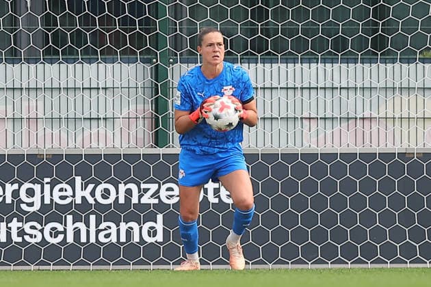 RB Leipzig - Nürnberg 1. Bundesliga Frauen Leipzig, Trainingszentrum am Cottaweg, 12.09.2026, Fußball, Frauen, Saison 2026 2027, Frauen-Bundesliga, 4. Spieltag , RB Leipzig - 1. FC Nürnberg , Im Bild: Torfrau Elvira Herzog (1, RB Leipzig) , *** RB Leipzig vs. Nuremberg 1, Women s Bundesliga, Leipzig, Training Center on Cottaweg, September 12, 2026, Soccer, Women, 2026–2027 Season, Women’s Bundesliga, Matchday 4, RB Leipzig 1 FC Nuremberg, Pictured: Goalkeeper Elvira Herzog 1, RB Leipzig,