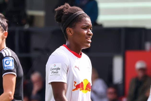 Deutschland: Fußball Google Pixel Frauen-Bundesliga 2026 - 2027, 4. Spieltag - RB Leipzig gegen 1.FC Nürnberg, Trainingszentrum von RB Leipzig (Leipzig): Delice Boboy (RB Leipzig Frauen, 17) Freisteller *** Germany Soccer Google Pixel Women s Bundesliga 2026 2027, Matchday 4: RB Leipzig vs. 1. FC Nuremberg, RB Leipzig Training Center, Leipzig, Delice Boboy, RB Leipzig Women, 17 cutouts Copyright: xLucasxWalterx