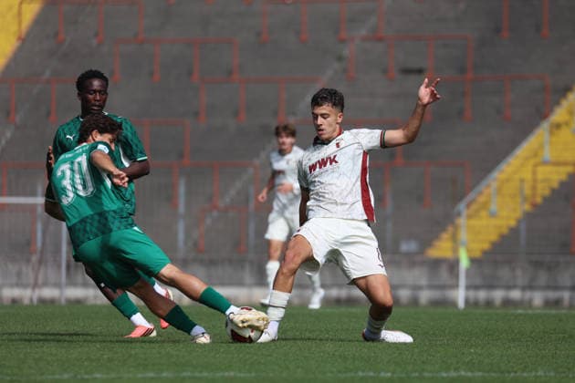 September 12, 2026, GER, Soccer, Men s, FC Augsburg, FC Augsburg II, FC Augsburg U23, FCA U23, Bavarian Regional League, 2026–2027 Season, Rosenaustadion, SpVgg Greuther Fürth II, Matchday 8: Loris Husic in the FCA U23 match against SpVgg Greuther Fürth II