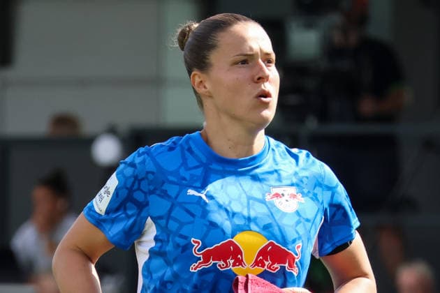 Deutschland: Fußball Google Pixel Frauen-Bundesliga 2026 - 2027, 4. Spieltag - RB Leipzig gegen 1.FC Nürnberg, Trainingszentrum von RB Leipzig (Leipzig): Elvira Johanna Herzog (RB Leipzig Frauen, 1) Freisteller *** Germany Soccer Google Pixel Women s Bundesliga 2026 2027, Matchday 4: RB Leipzig vs. 1. FC Nürnberg, RB Leipzig Training Center, Leipzig, Elvira Johanna Herzog, RB Leipzig Women, 1 cutout image Copyright: xLucasxWalterx
