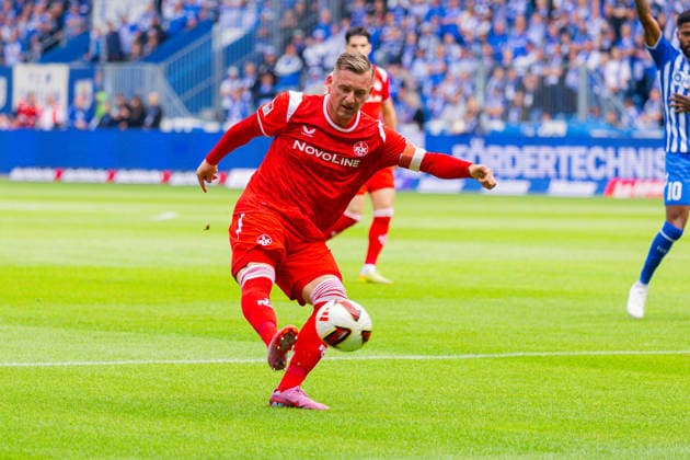 Deutschland: 2.Bundesliga, Saison 2026 2027, 12.09.2026, 5. Spieltag,1.FC Magdeburg vs 1. FC Kaiserslautern, Avnet Arena : Marlon Ritter (1. FC Kaiserslautern, 7) am Ball *** Germany 2. Bundesliga, 2026–2027 Season, September 12, 2026, Matchday 5, 1. FC Magdeburg vs. 1. FC Kaiserslautern, Avnet Arena Marlon Ritter 1. FC Kaiserslautern, 7 am Ball Copyright: xMichellexLukax