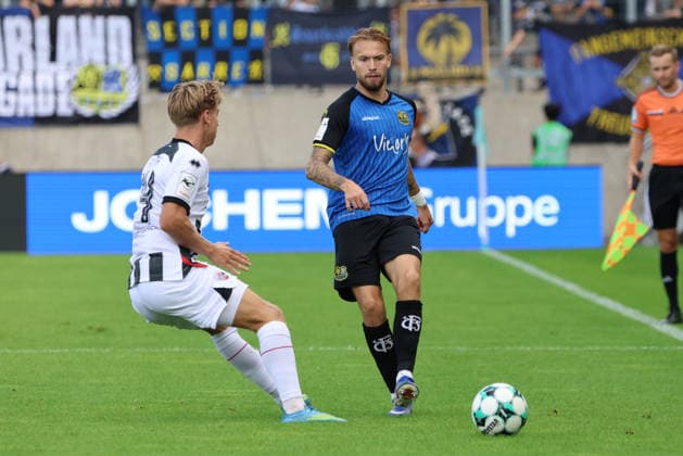 September 12, 2026, Soccer, Men s, 3rd Division, 2026–2027 Season, 1 FC Saarbrücken vs. FC Ingolstadt 04, Niko Bretschneider (1 FC Saarbrücken), Max Plath (FC Ingolstadt 04), Saarbrücken, Ludwigsparkstadion, Saarland, Germany, DEU Copyright: xSebastianxBachx