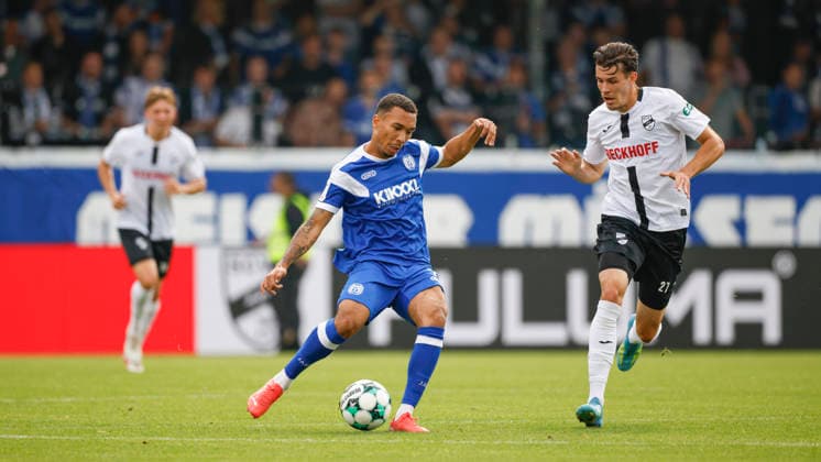 September 12, 2026, Sportclub Arena, Verl, GER, 3rd Division, Matchday 5: SC Verl vs. SV Meppen, Oliver Schmitt, SV Meppen 7. DFL regulations prohibit any use of photographs as image sequences and or quasi-video. Verl, NRW, Sportclub Arena