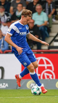 September 12, 2026, Sportclub Arena, Verl, GER, 3rd Division, Matchday 5: SC Verl vs. SV Meppen, Richard Meier, SV Meppen 13. DFL regulations prohibit any use of photographs as image sequences and or quasi-video. Verl, NRW, Sportclub Arena