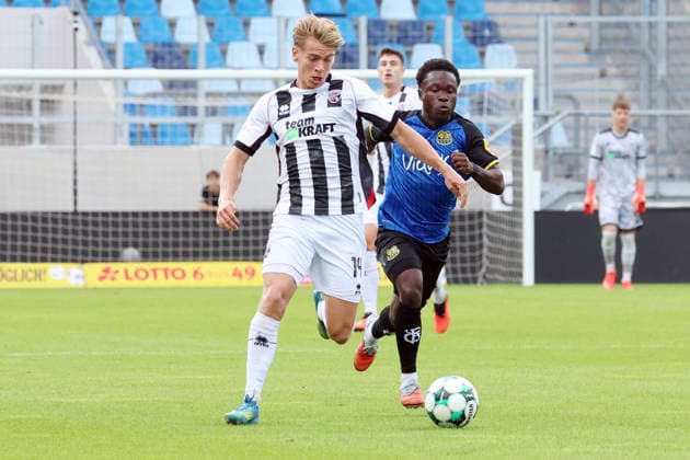 September 12, 2026, xrekx, Soccer 3rd Division, 1. FC Saarbrücken vs. FC Ingolstadt 04, Max Plath, FC Ingolstadt 04, Kelsey Owusu, 1. FC Saarbrücken, Saarbrücken