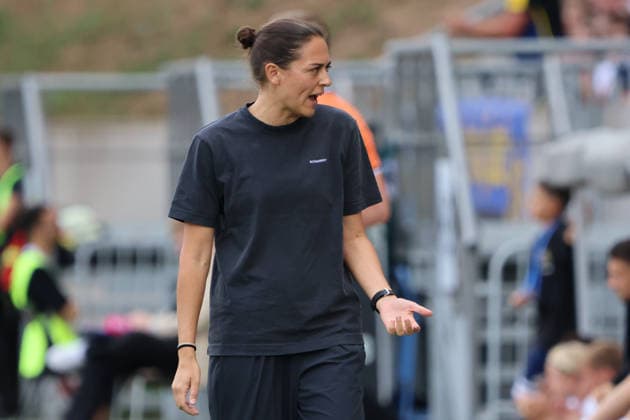 September 12, 2026, Soccer, Men s, 3rd Division, 2026–2027 Season, 1 FC Saarbrücken vs. FC Ingolstadt 04, Coach Sabrina Wittmann, FC Ingolstadt 04 vs. Saarbrücken, Ludwigsparkstadion, Saarland, Germany, DEU Copyright: xSebastianxBachx
