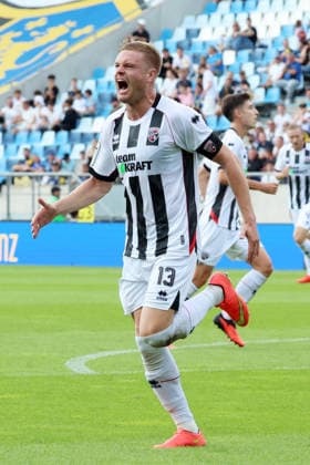 September 12, 2026, xrekx, Soccer 3rd Division, 1. FC Saarbrücken vs. FC Ingolstadt 04 – Goal celebration after Lars Lokotsch scored the 0-1 goal for FC Ingolstadt 04 against Saarbrücken