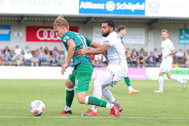 Football, Bavarian Regional League, VfB Eichstätt v FC Schweinfurt 05