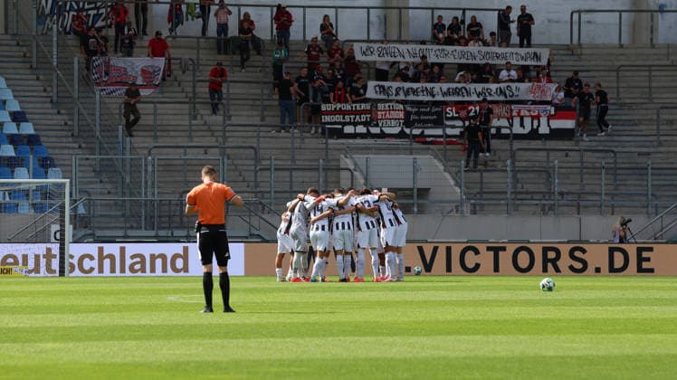 September 12, 2026, xrekx, Soccer 3rd Division, 1. FC Saarbrücken vs. FC Ingolstadt 04, Teamkreis Ingolstadt Saarbrücken