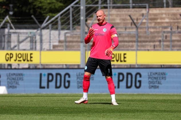 September 5, 2026, Germany, Stuttgart, Soccer, Regionalliga Südwest, SV Stuttgarter Kickers vs. SG Barockstadt Fulda Lehnerz, Felix Dornebusch Kickers