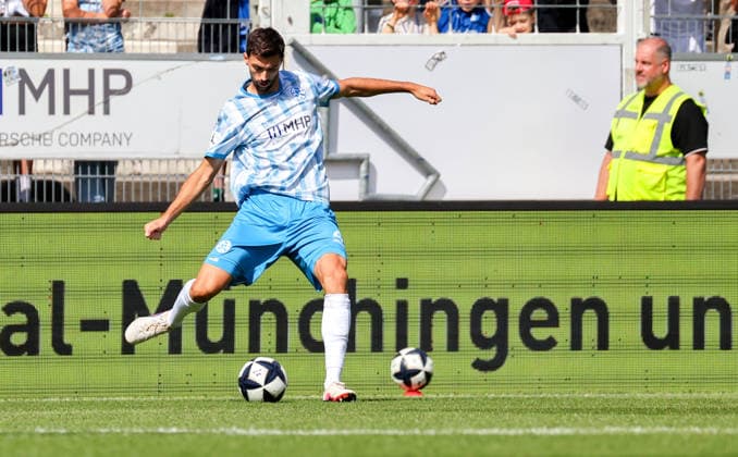 September 5, 2026, Germany, Stuttgart, Soccer, Regionalliga Südwest, SV Stuttgarter Kickers vs. SG Barockstadt Fulda Lehnerz, Elvir Zukaj (Kickers)