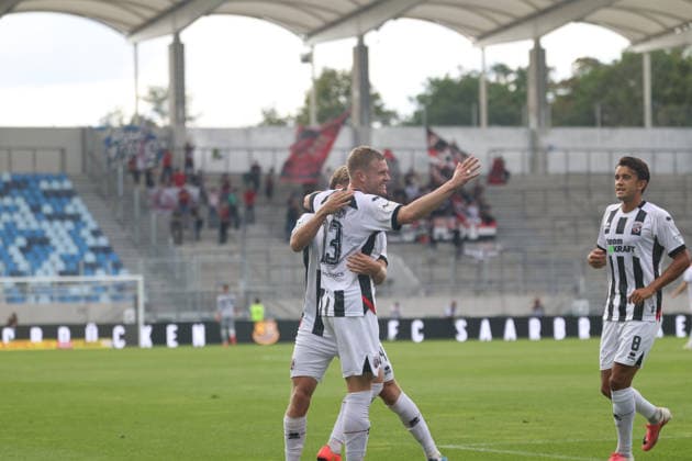 Saarbrücken, Germany, September 12, 2026, 3. Liga 2026–2027, Matchday 5: 1. FC Saarbrücken vs. FC Ingolstadt 04. Pictured: DFB and DFL regulations prohibit any use of photographs as image sequences and or quasi-video. Ludwigparkstadion, Saarland Copyright: xFotostandx xSchäferx