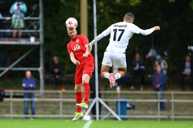24 Juri Marxen Eimsbütteler TV, 17 Miguel Fernandes 1 FC Phönix Lübeck Men s Soccer I Regionalliga Nord I 2026–2027 Season I Matchday 8 I Eimsbütteler TV vs. 1 FC Phönix Lübeck I September 12, 2026 I Sportpark Hinschenfelde