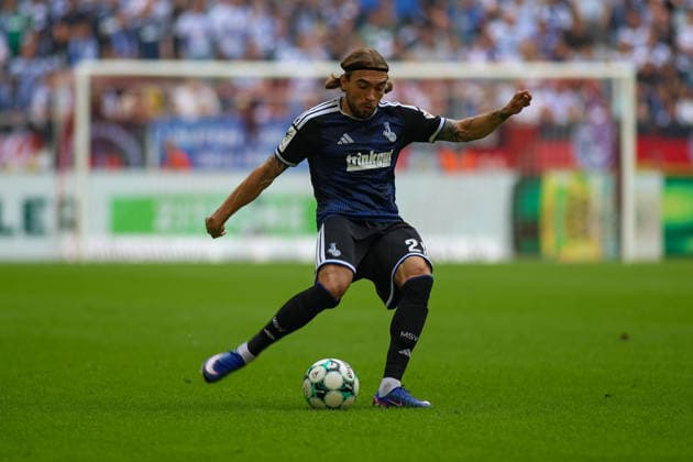 September 12, 2026, GER, Soccer, Men s, 3rd Division, 2026–2027 Season, Fortuna Düsseldorf vs. MSV Duisburg, Joshua Bitter of MSV in action with the ball, individual play Copyright: xSvenxHanischx