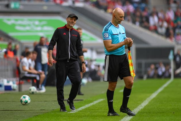 September 12, 2026, GER, Soccer, Men s, 3rd Division, 2026–2027 Season, Fortuna Düsseldorf vs. MSV Duisburg, Alexander Ende (F95) gesturing, gestures Copyright: xSvenxHanischx