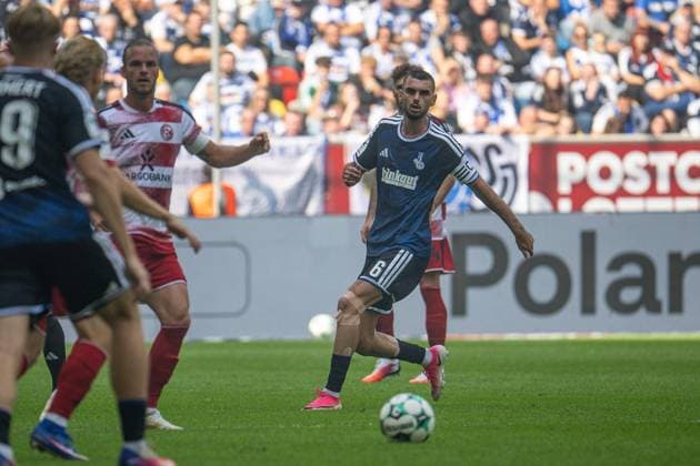 3rd Division: Fortuna Düsseldorf vs. MSV Duisburg ** FOR EDITORIAL USE ONLY ** EDITORIAL USE ONLY ** p Soccer 3rd Division: Fortuna Düsseldorf vs. MSV Duisburg on September 12, 2026, at the Merkur Spiel Arena in Düsseldorf; Rasim Bulic (Duisburg); Düsseldorf; Copyright JakobxKlos Copyright: JakobxKlos doc87kj5k2pjm9a3xt1qf2 ,EDITORIAL USE ONLY Copyright: JakobxKlos
