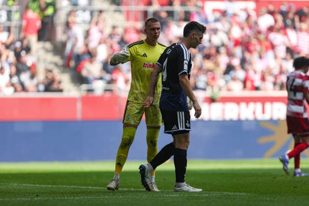 September 12, 2026, GER, Soccer, Men s, 3rd Division, 2026–2027 Season, Fortuna Düsseldorf vs. MSV Duisburg, Maximilian Braune (Duisburg) and Martin Ens (Duisburg) together, Düsseldorf Merkur, Spiel Arena, North Rhine-Westphalia, Germany Copyright: xAdrianxSchlüterx