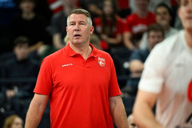 Head coach of Denmark Kristian Flojstrup Knudsen during men s volleyball European Championships Pool C match Denmark vs Netherlands in Tampere, 12th of September, 2026. - EMMI KORHONEN Tampere Finland VEyMsySo0N4  Copyright: xEmmixKorhonenx VEyMsySo0N4
