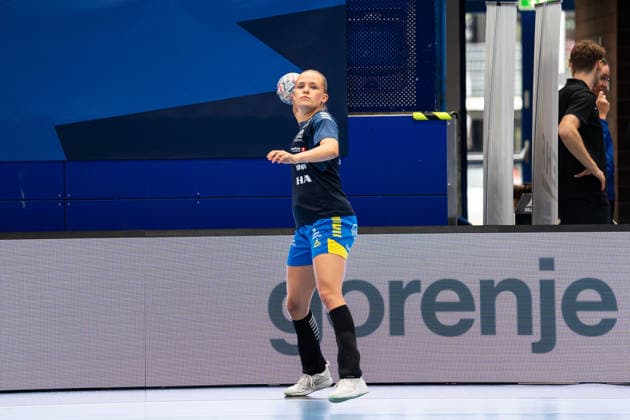 HSG Blomberg Lippe (GER) vs. Storhamar Handball Elite (NOR), Handball, EHF Champions League Women, Group Stage, September 12, 2026, 2026–2027 Season, Lemgo, Ada Aalstad, Storhamar Handball Elite, 29 during warm-ups at the Lemgo Phoenix Contact Arena, Germany