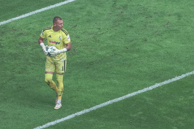 Sports, Soccer, 3rd Division, 2026–2027 Season, Matchday 5: Fortuna Düsseldorf vs. MSV Duisburg, September 12, 2026, MERKUR SPIEL ARENA, Max Braune, MSV Duisburg, 1 Düsseldorf, MERKUR SPIEL ARENA, North Rhine-Westphalia, Germany
