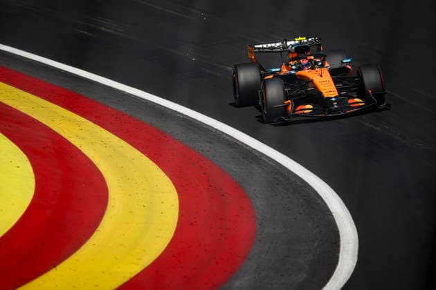 F1 - SPANISH GRAND PRIX 2026 01 NORRIS Lando (gbr), McLaren F1 Team MCL40, action during the 2026 Formula 1 Spanish Grand Prix, 14th round of the 2026 Formula One World Championship, WM, Weltmeisterschaft from September 11 to 13, 2026 on the Madring, in Madrid, Spain - MadridSpain  Copyright: xXavixBonillax