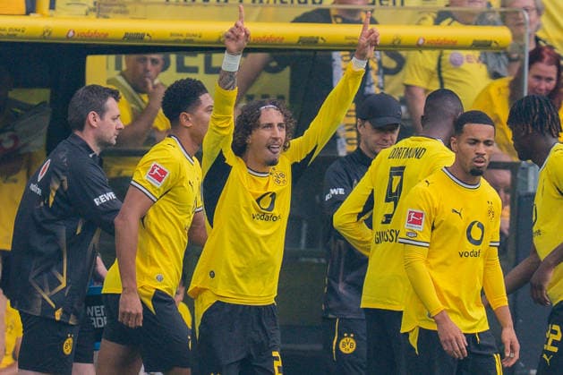 1. Bundesliga, 3. Spieltag, Borussia Dortmund vs. SC Paderborn 07 am 12.09.2026 Tor zum 1:0 durch Fabio Silva *** Bundesliga 1, Matchday 3, Borussia Dortmund vs. SC Paderborn 07 on September 12, 2026. Goal to make it 1–0 by Fabio Silva Copyright: xBahhoxKarax