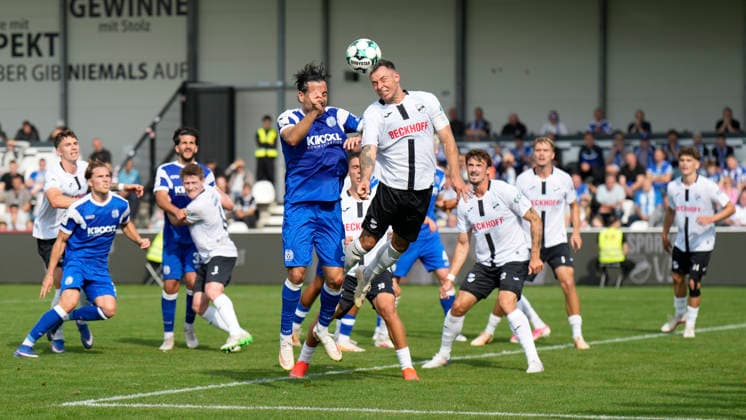 September 12, 2026, Sportclub Arena, Verl, GER, 3rd Division, Matchday 5: SC Verl vs. SV Meppen, Ersin Zehir (SV Meppen) 6. DFL regulations prohibit any use of photographs as image sequences and or quasi-video. Verl, NRW, Sportclub Arena