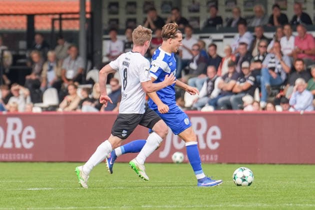 German Soccer, 3rd Division, Matchday 5, Sportclub Arena Verl, SC Verl vs. SV Meppen Luis Sprekelmeyer SV Meppen, 19 Copyright: xMichelxWittex