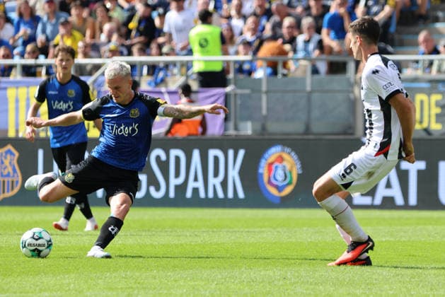 September 12, 2026, Soccer, Men s, 3rd Division, 2026–2027 Season, 1 FC Saarbrücken vs. FC Ingolstadt 04, Florian Pick (1 FC Saarbrücken), Georgios Antzoulas (FC Ingolstadt 04), Saarbrücken, Ludwigsparkstadion, Saarland, Germany, DEU Copyright: xSebastianxBachx