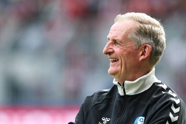 Trainer Petrik Sander (1. FC Magdeburg) - 2. Fußball Bundesliga Saison 2026-2027 1. FC Magdeburg vs 1. FC Kaiserslautern in der Avnet Arena in Magdeburg - Fußball,Mann,Männer,Deutschland,12.09.2026 *** Coach Petrik Sander, 1 FC Magdeburg, 2. Bundesliga, 2026–2027 Season, 1 FC Magdeburg vs. 1 FC Kaiserslautern at the Avnet Arena in Magdeburg; soccer, man, men, Germany, September 12, 2026